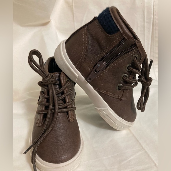 Toddlers NAUTICA High Top Sneakers / Booties Size 5T EUC - Picture 4 of 7